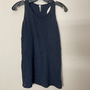 POMELO Girl's Distressed Tank Top, size XL